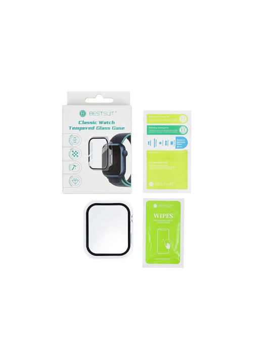 Bestsuit Plastikhülle mit Glas in Transparent Farbe für Apple Watch 10 42 mm Bestsuit Plastikhülle mit Glas in Transparent Farbe für Apple Watch 10 42 mm