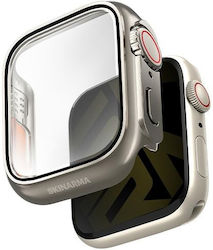 Skinarma Πλαστική Θήκη με Τζαμάκι Titanium για Apple Watch 44mm Skinarma Πλαστική Θήκη με Τζαμάκι Titanium για Apple Watch 44mm