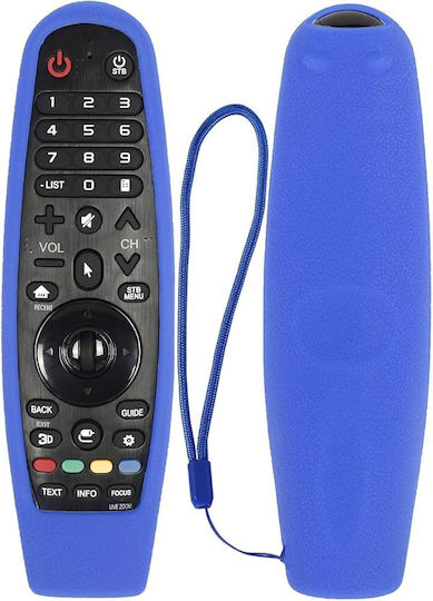 Θήκη Σιλικόνης Τηλεχειριστήριο Lg Magic Remote Mr600 Mr650 Sm1520-bl Μπλε