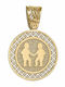 Charm Talisman Göttliche Mutter aus 14K Gold