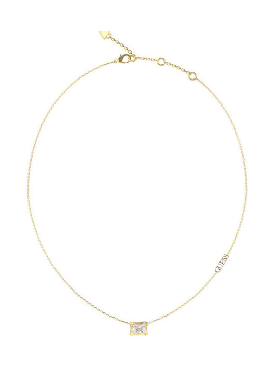 Guess Charm aus Vergoldet Stahl mit Zirkon