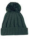 Kids Beanie Knitted Green