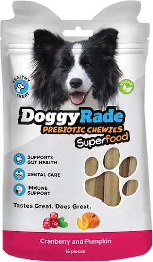 Präbiotische Leckereien Doggy Rade Cranberry Leckerli für Hunde Ohr aus Kürbis 100gr