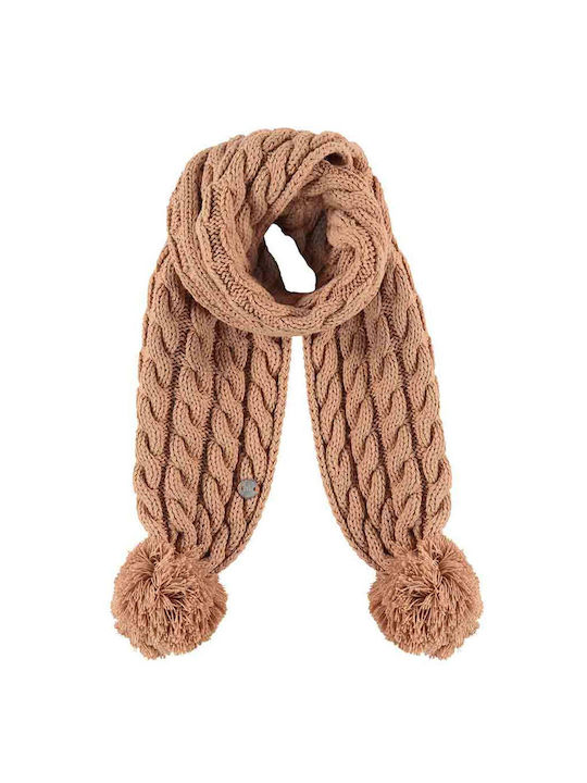 Babyface Kids Knitted Scarf Brown