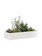 vidaXL Blumenkasten Metallisch Silver 200x80x40cm.