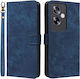 Mad Mask Back Cover Leather Magnetic Blue (OnePlus Nord N30 SE)