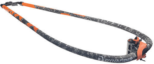 Monocoque Carbon-Gabelbaum 175-225cm 29mm Schwarz Orange Dynafiber