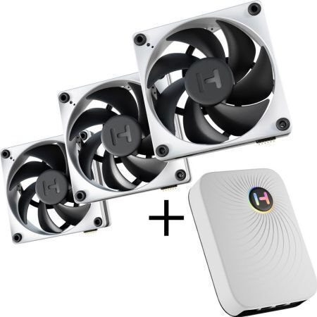 HYTE FP12 + Nexus Portal NP50 Case Fans 120mm 3000rpm 105.8cfm Without LEDs Lighting Pack of 3