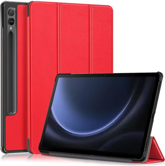 Mad Mask Flip Cover Roșie (Samsung Galaxy Tab S9 FE+ 12.4)