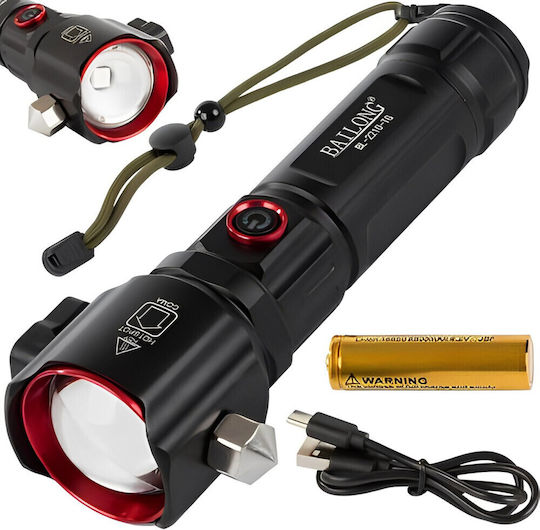Bailong LED IPX5 с Максимална Яркост 800лм Черен