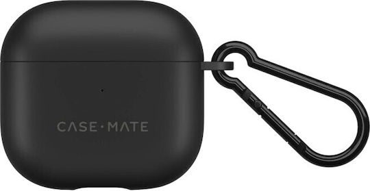 Case-Mate Σετ Θήκη & Anti-Lost Strap με Γάντζο σε Μαύρο χρώμα για Apple AirPods 4