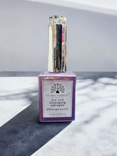 Global Fashion Top Coat / Base Coat για Απλά Βερνίκια 15ml