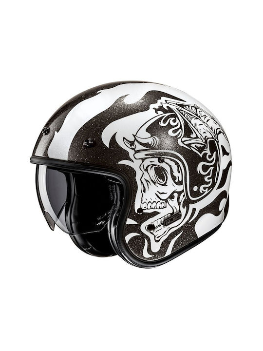 HJC V31 Flame MC5 Motorcycle Helmet Jet ECE 22....