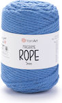 Yarnart Macrame Rope 5mm 786 Sea Blue