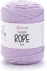 Yarnart Macrame Rope 5mm 765 Μωβ