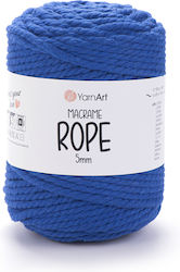 Yarnart Macrame Rope 5mm 772 Μπλέ Ηλεκτρίκ