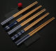 5 Χ Σετ Chopsticks Ξύλινα Spices Bazaar