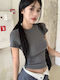 Women's Blouse Dark Gray