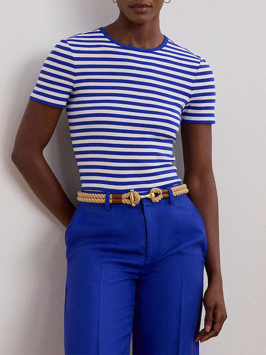 Ralph Lauren Damen T-Shirt Gestreift Blue 200957662002 Skroutz