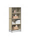 Bookcase Sonoma Oak 60x35x139cm