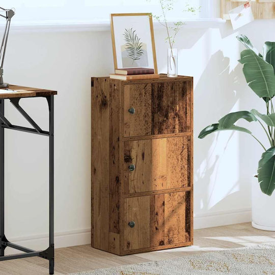 Living Room Cabinet Made of Brown Particle Board 40x24x77cm