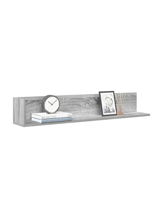Wall Shelves Gray Sonoma 2 Pieces 100x16.5x16.5 cm