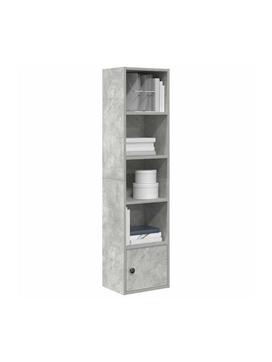 Shelf Floor Grey Concrete 31x24x127cm