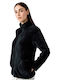 Minerva Pentru Femei Fleece Jachetă Pijamale Black