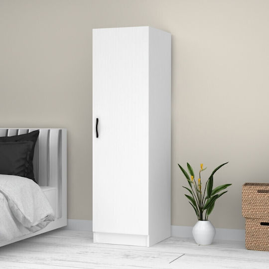 Einzeltür Kleiderschrank Victoria White 50x60x181cm
