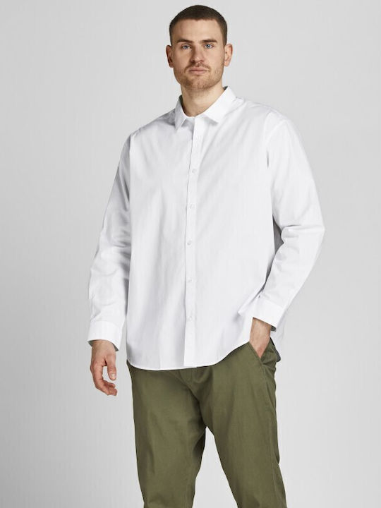 Jack & Jones Дълъг ръкав Риза Бял