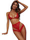 Zoli Underwear Set with Slip Red