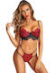 Zoli Underwear Set with Slip Red