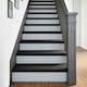 Vidaxl Stair Treads 12 Pieces Dark Brown Solid Oak Wood Brown