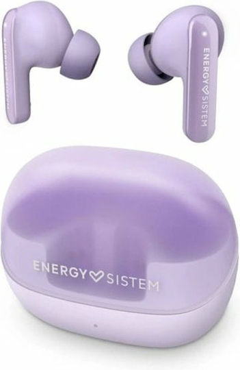 Energy Sistem Serenity ANC In-ear Bluetooth Handsfree Earphones with Sweat Resistance and Charging Case Purple
