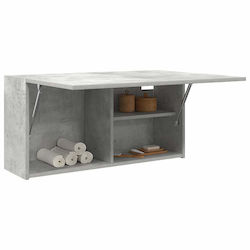 vidaXL Cabinet de baie L80xA25xÎ40cm Gri