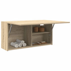 vidaXL Cabinet de baie L80xA25xÎ40cm Sonoma