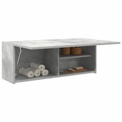 vidaXL Cabinet de baie L80xA25xÎ30cm Gri