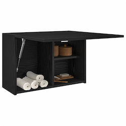 vidaXL Cabinet de baie L60xA25xÎ40cm Negru