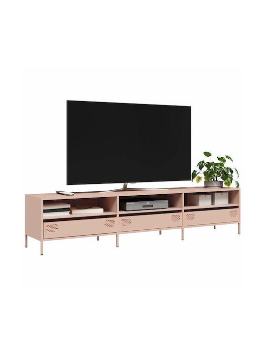 TV Stand Metal Pink L202xW39xH43.5cm