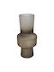 JK Home Decoration Decorative Glass Vase Gold 14x14xH40cm