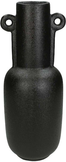 JK Home Decoration Decorative Glass Vase Black 13x13xH34cm