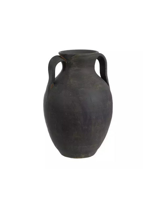 Ixia Regal Διακοσμητικό Βάζο Κεραμικό Γκρι Φ27xΥ41cm