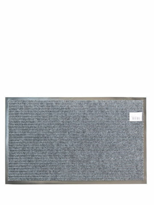 Chios Hellas Entrance Mat Carpet with Anti-slip Backing Gray 50x80cm