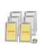 Vevor Metallic Photo Frame with Silver Frame 6 Pieces