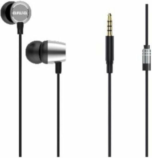 Aiwa ESTM-20 In-ear Handsfree Headphones with Connector 3.5mm Silver