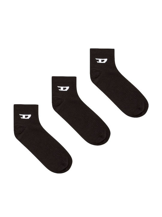 Diesel Skm-d-ankle 3 Pack Socks Men Diesel Λευκο Μαυρο A17881-0lkbi-e4101 Diesel Skm-d-ankle 3 Pack Socks Men Diesel Λευκο Μαυρο A17881-0lkbi-e4101