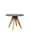 Caldera Rund Tisch Speisesaal aus Zement Cement 120x120x74.5cm
