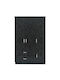 Dreifachtür Kleiderschrank Tuberosa Black Velvet-Black Metal 120x50x180cm