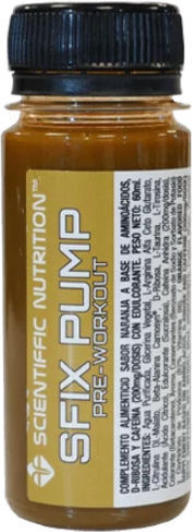Scientiffic Nutrition Sfix Pump Shot Ειδικό Συμπλήρωμα Διατροφής 60ml Πορτοκάλι