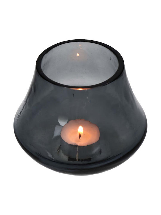 JK Home Decoration Candle Holder in Black Color 12x12x10cm 1pcs